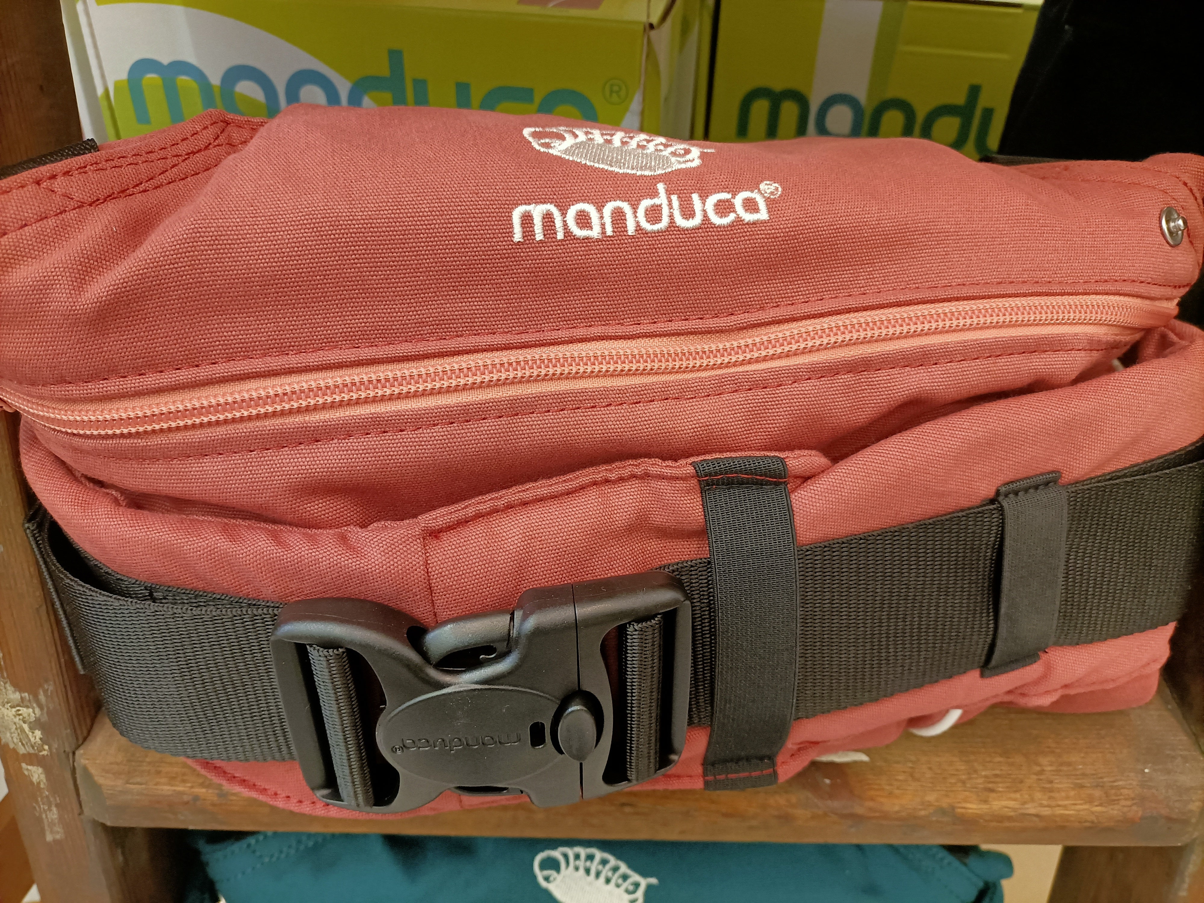 Marsupio ergonomico Manduca PureCotton // Rosso chiaro